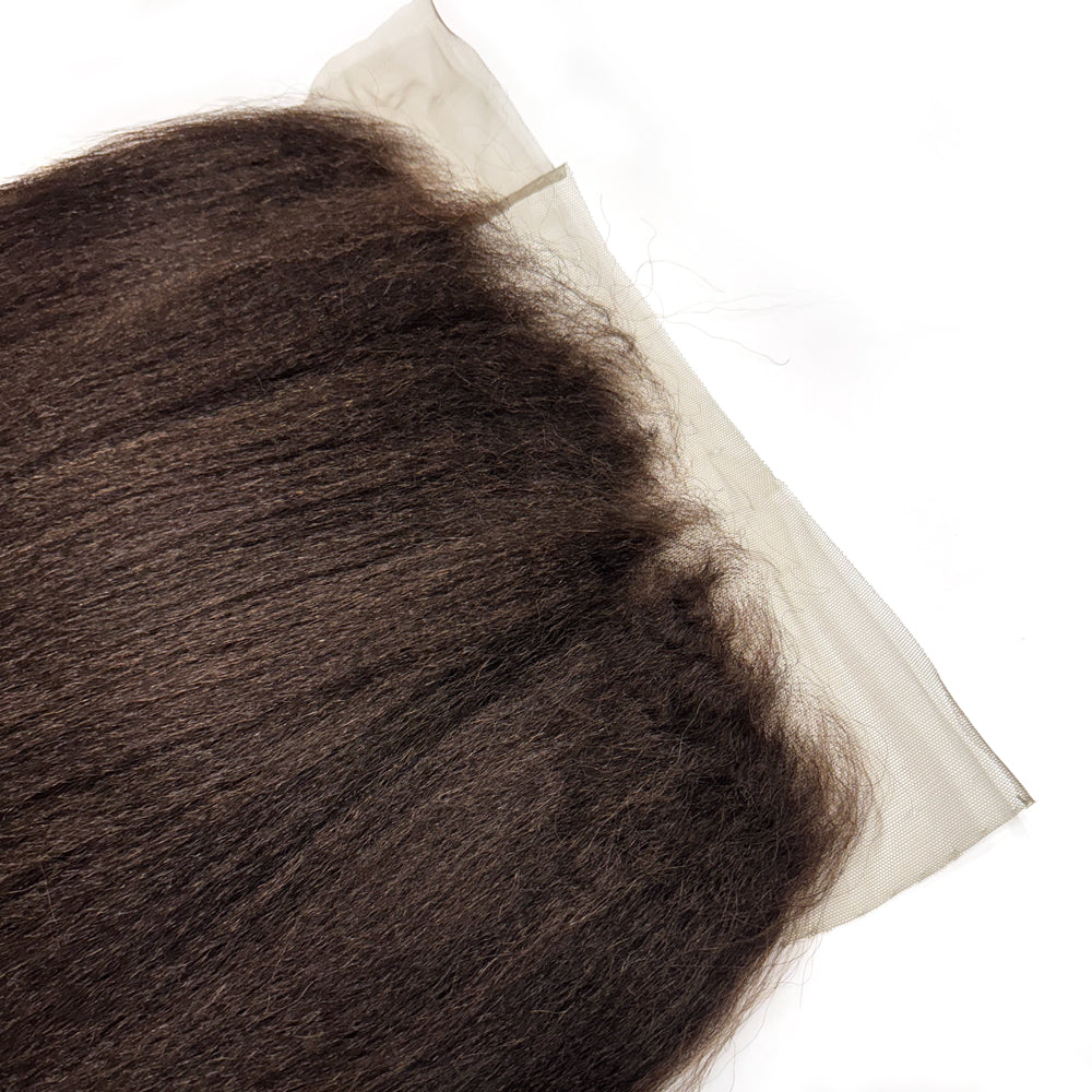 Lace Front - Kinky Straight 16" (13"x6")