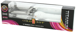 3/4" Gold N Hot Titanium Curling Iron