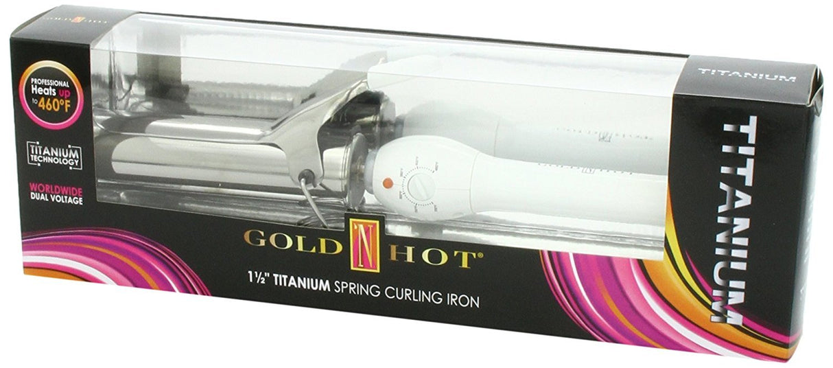 1 1/2" Gold N Hot Titanium Curling Iron