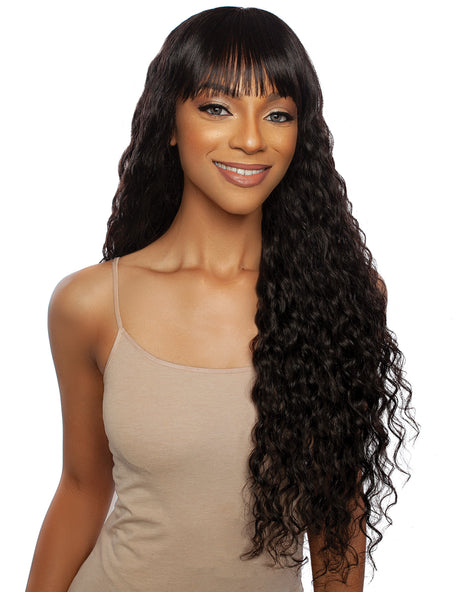 DEEP CURL FULL BANG 32"