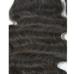 Human Hair Velcro Ponytail - Bodywave-Thick-18"