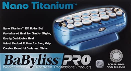 BABYLISS PRO NANO TITANIUM ROLLER SET