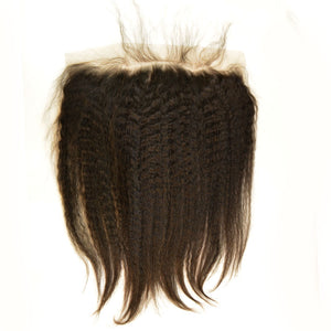 Lace Frontal - Kinky Straight 16" (13"x4")