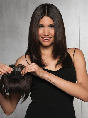 Clip-In Human Hair Bang by Hairdo