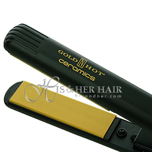 Gold N Hot Ceramic Flat Iron 1"