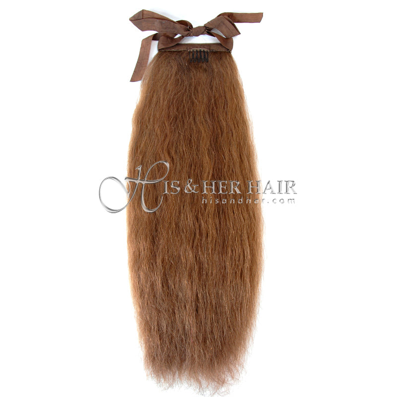 Human Hair Ponytail - European Wave 14"