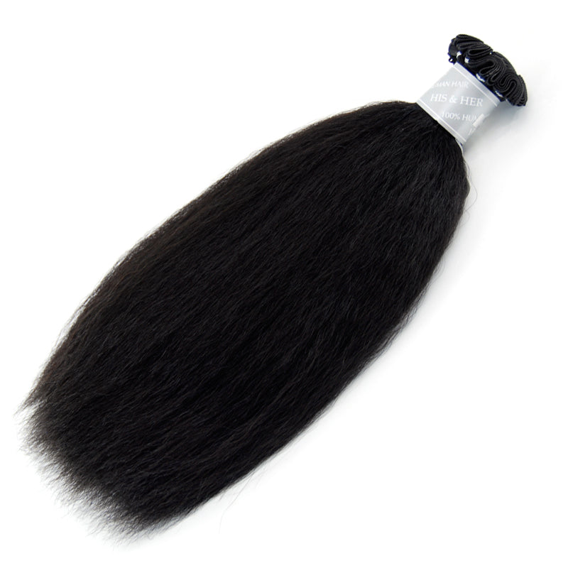 50% Italian Mink® - Handtied Weft Kinky Straight