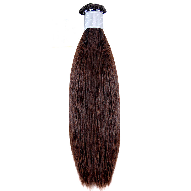 50% Italian Mink® - Handtied Weft Natural Perm Straight