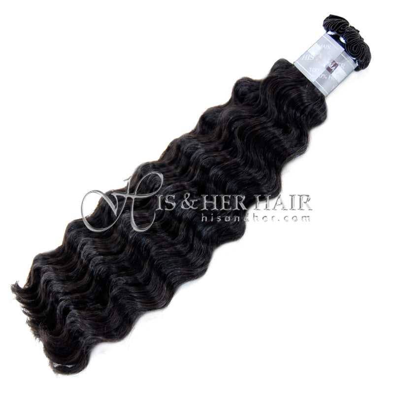 50% Italian Mink® - Handtied Weft Water Wave