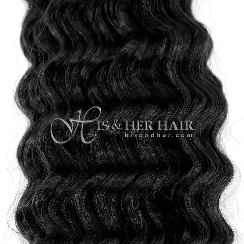 50% Italian Mink® - Handtied Weft Water Wave