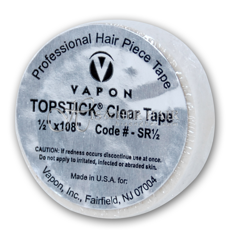 topstick clear hairpiece tape (1 roll)